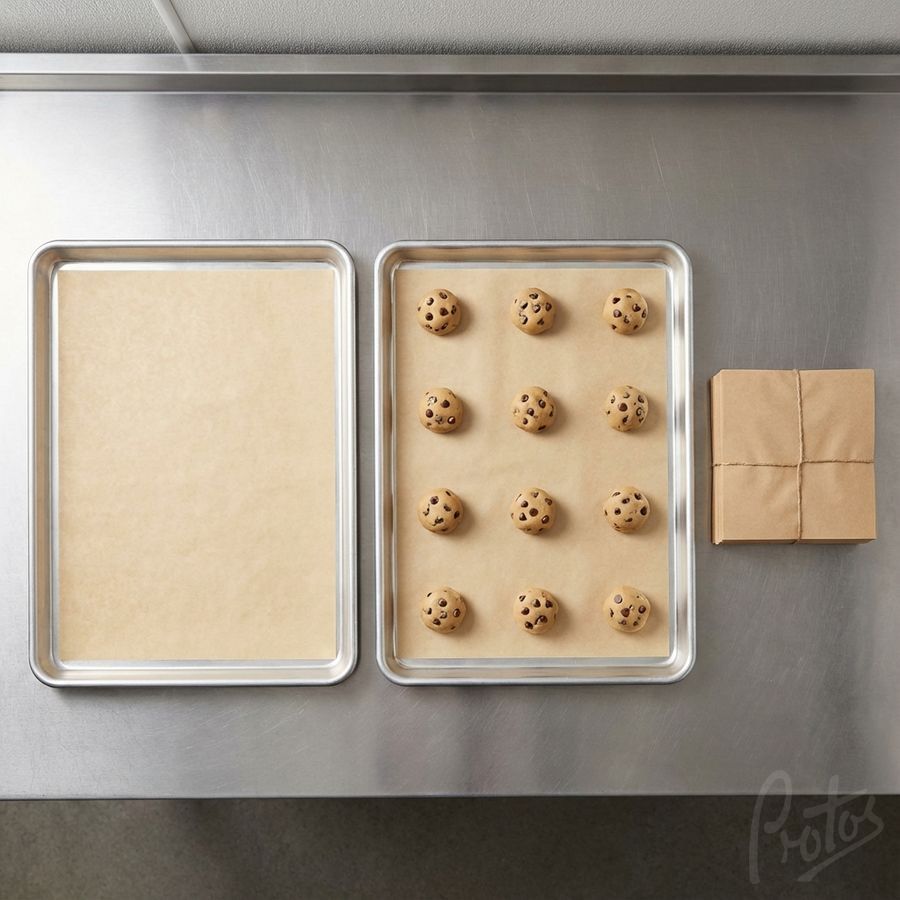Siliconised Baking Parchment Sheets - Protos Packaging